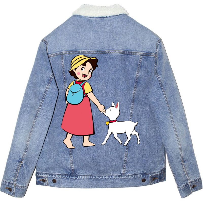 Heidi And Litle Goat Unisex Sherpa-lined Denim Jacket | Artistshot