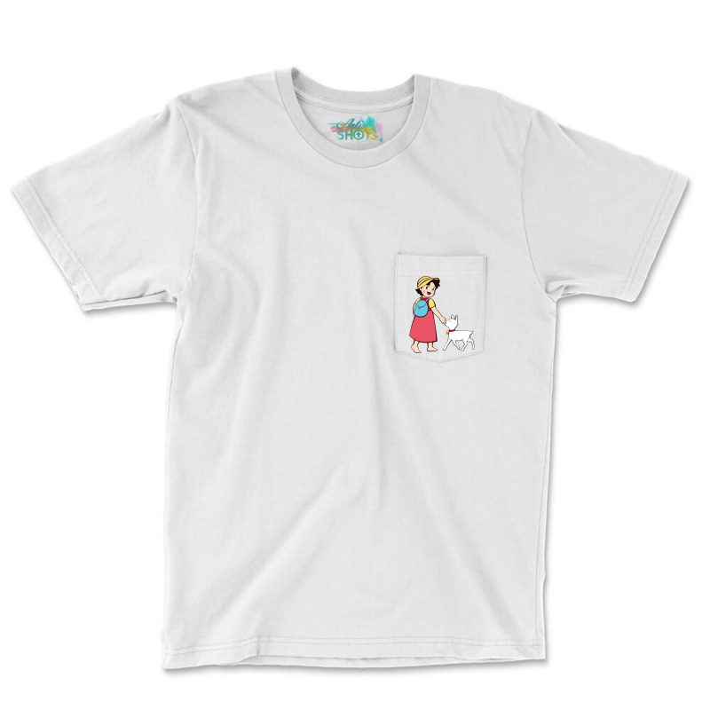 Heidi And Litle Goat Pocket T-shirt | Artistshot