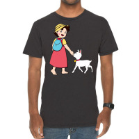 Heidi And Litle Goat Vintage T-shirt | Artistshot