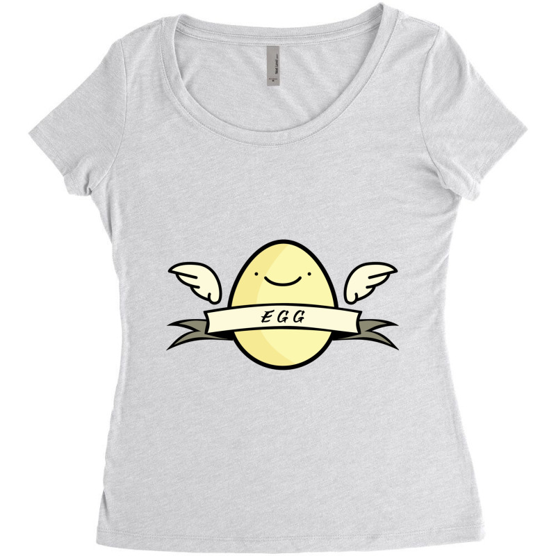 Angel Egg Women's Triblend Scoop T-shirt by STEVEHICKS | Artistshot