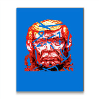 Trump Head Red Haywire Metal Print Vertical | Artistshot