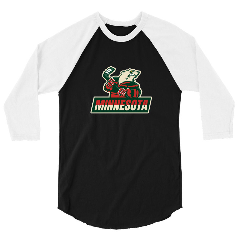 Minnesota Hockey 3/4 Sleeve Shirt | Artistshot