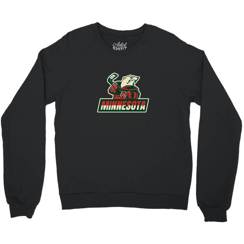 Minnesota Hockey Crewneck Sweatshirt | Artistshot