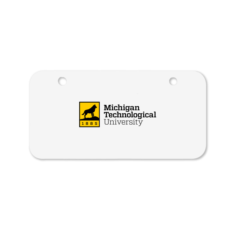 Michigan Technological University Bicycle License Plate | Artistshot