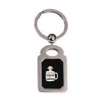 Labrador T Shirta Good Day Starts With Coffee And Labrador, Cute Labra Silver Rectangle Keychain | Artistshot