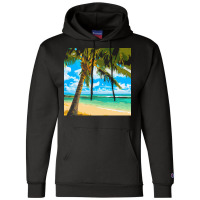 Palm Beach T  Shirt Palm Beach Morning T  Shirt Champion Hoodie | Artistshot