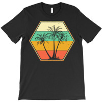 Palm Tree T  Shirt Palm Tree Vintage Retro Style Tropical Beach Themed T-shirt | Artistshot