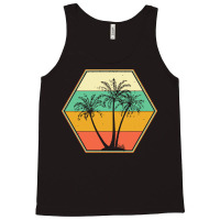 Palm Tree T  Shirt Palm Tree Vintage Retro Style Tropical Beach Themed Tank Top | Artistshot