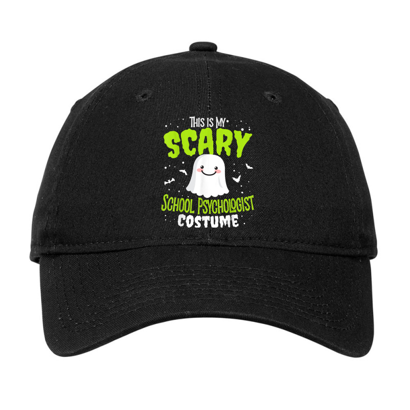 Funny Halloween This Is My Scary School Psychologist Custome Adjustable Cap by ChristopherCharlesWilliamson | Artistshot