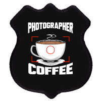 Photographer T  Shirt Photographer Fueled By Coffee Camera Photography Shield Patch | Artistshot