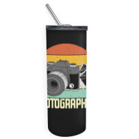 Photographer T  Shirt Photographer T  Shirt Skinny Tumbler | Artistshot