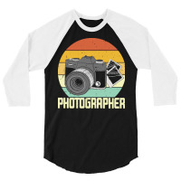 Photographer T  Shirt Photographer T  Shirt 3/4 Sleeve Shirt | Artistshot