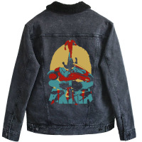 Akira Retro Vintage 1 Unisex Sherpa-lined Denim Jacket | Artistshot