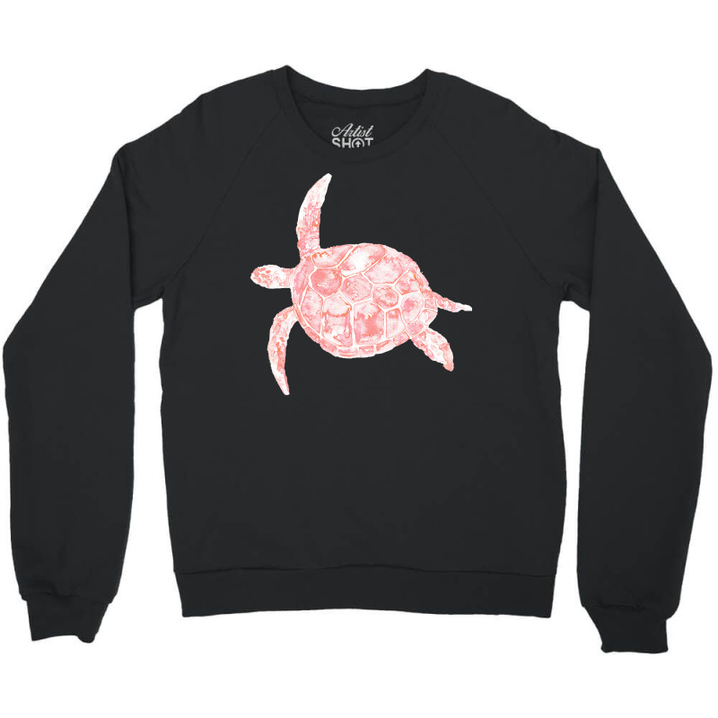 Sea Turtle Watercolor Xmas Crewneck Sweatshirt | Artistshot