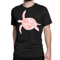 Sea Turtle Watercolor Xmas Classic T-shirt | Artistshot