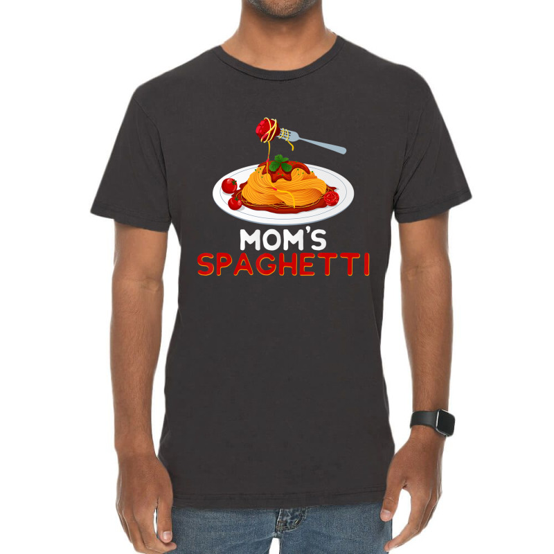 Mom's Spaghetti Food Lover Foodie Loves Pasta Vintage T-Shirt by namnguyen | Artistshot