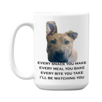 Barley I'll Be Watching You T Shirt 15 Oz Coffee Mug | Artistshot