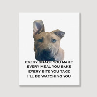 Barley I'll Be Watching You T Shirt Portrait Canvas Print | Artistshot