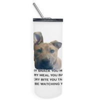 Barley I'll Be Watching You T Shirt Skinny Tumbler | Artistshot