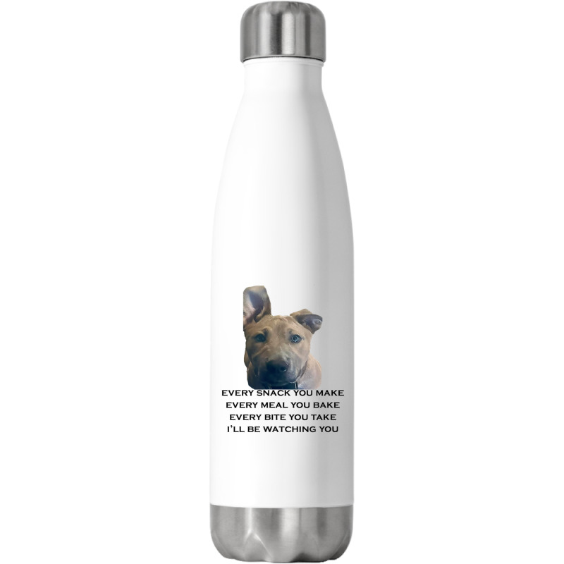 Barley I'll Be Watching You T Shirt Stainless Steel Water Bottle | Artistshot