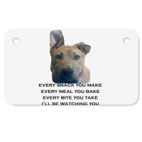 Barley I'll Be Watching You T Shirt Motorcycle License Plate | Artistshot