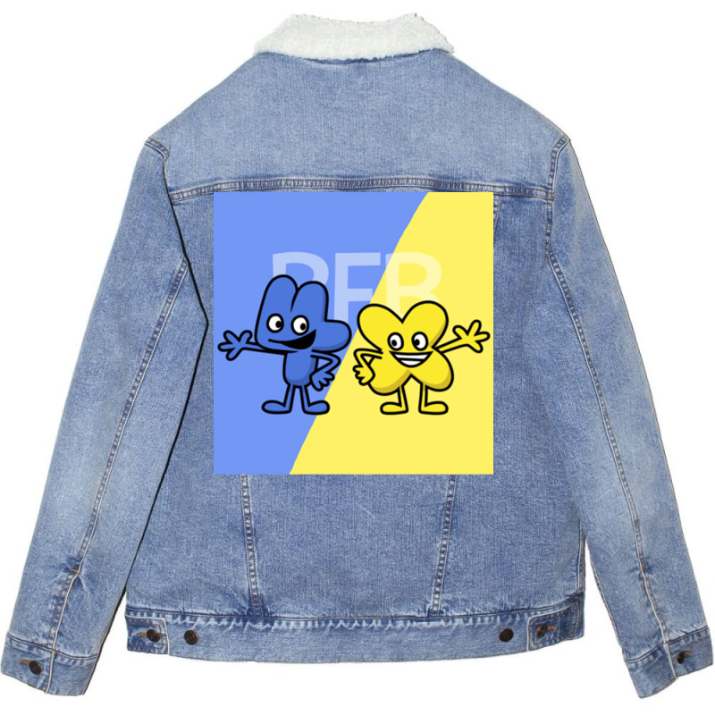 Bfb 4 And X Design Unisex Sherpa-lined Denim Jacket | Artistshot