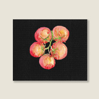 Tomato Wall Watercolor Landscape Canvas Print | Artistshot