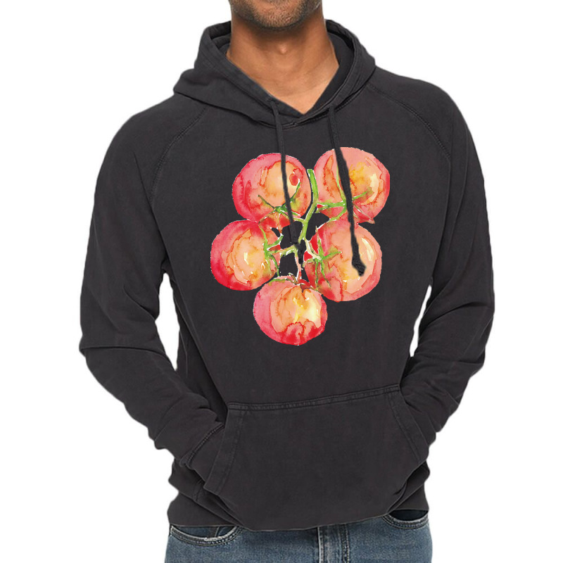 Tomato Wall Watercolor Vintage Hoodie | Artistshot