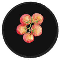 Tomato Wall Watercolor Round Patch | Artistshot