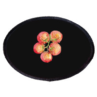 Tomato Wall Watercolor Oval Patch | Artistshot