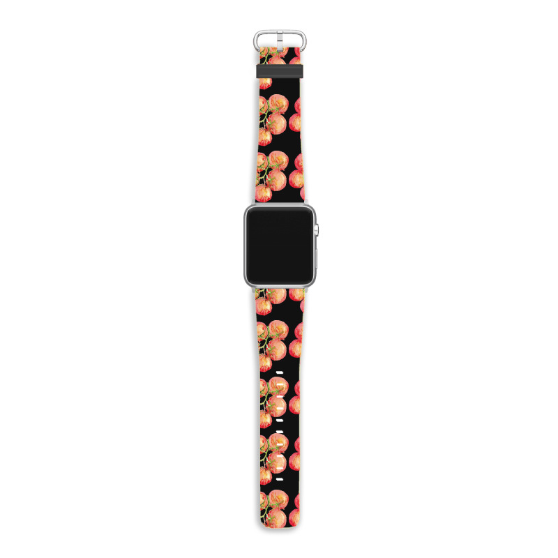 Tomato Wall Watercolor Apple Watch Band | Artistshot