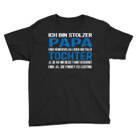 Ich Bin Stolzer Papa Geburtstagsgeschenk Für Männer Lustiger T Shirt Youth Tee | Artistshot