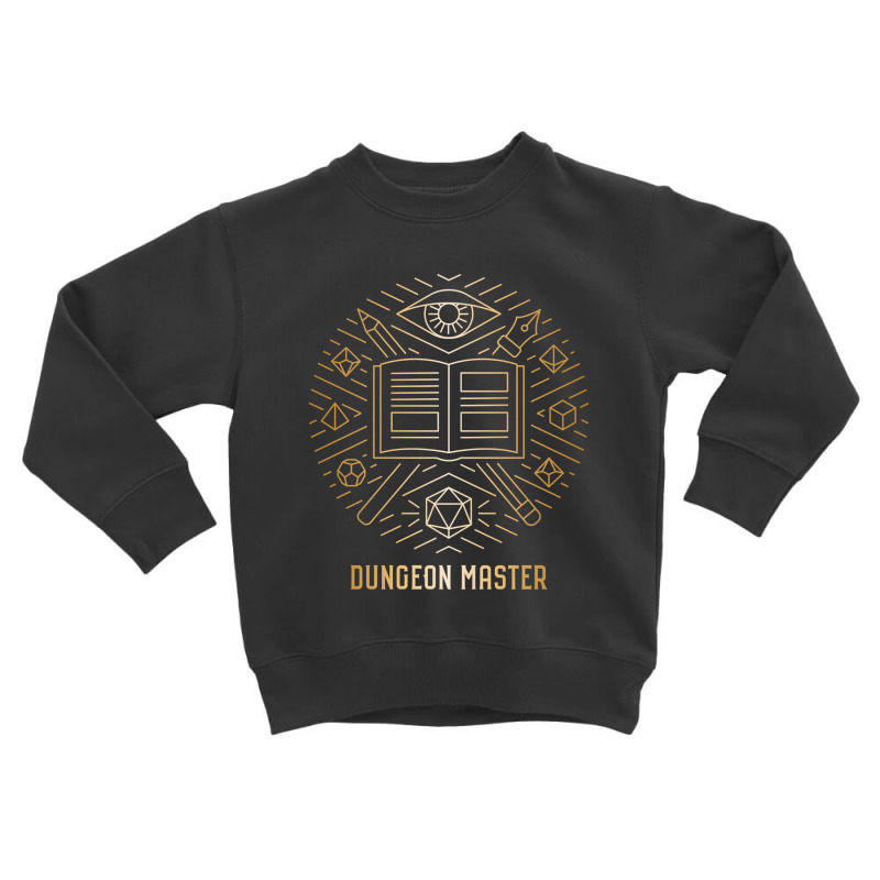 Trending Dungeon Master - Gold Toddler Sweatshirt | Artistshot