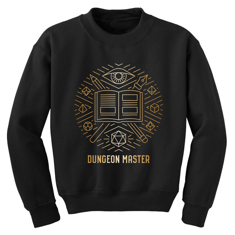 Trending Dungeon Master - Gold Youth Sweatshirt | Artistshot