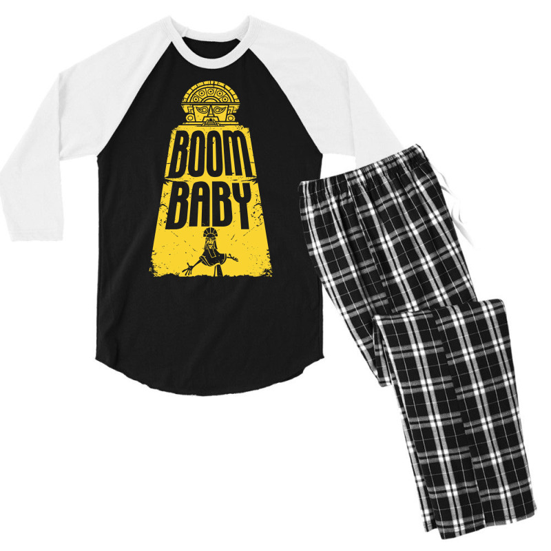 Boom Ba Men's 3/4 Sleeve Pajama Set | Artistshot