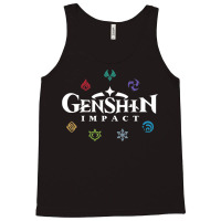 Genshin Impact Elements (colours) Tank Top | Artistshot