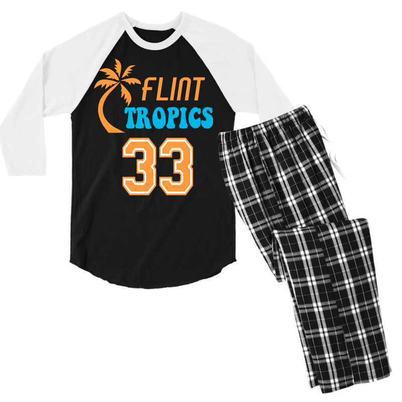 Flint Tropics   Semi Pro Men's 3/4 Sleeve Pajama Set | Artistshot