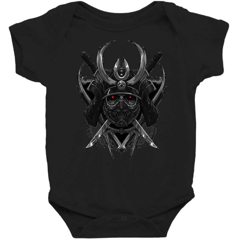 Trending Demon Samurai Helmet Japanese Warrior Baby Bodysuit by Jerhogen528 | Artistshot