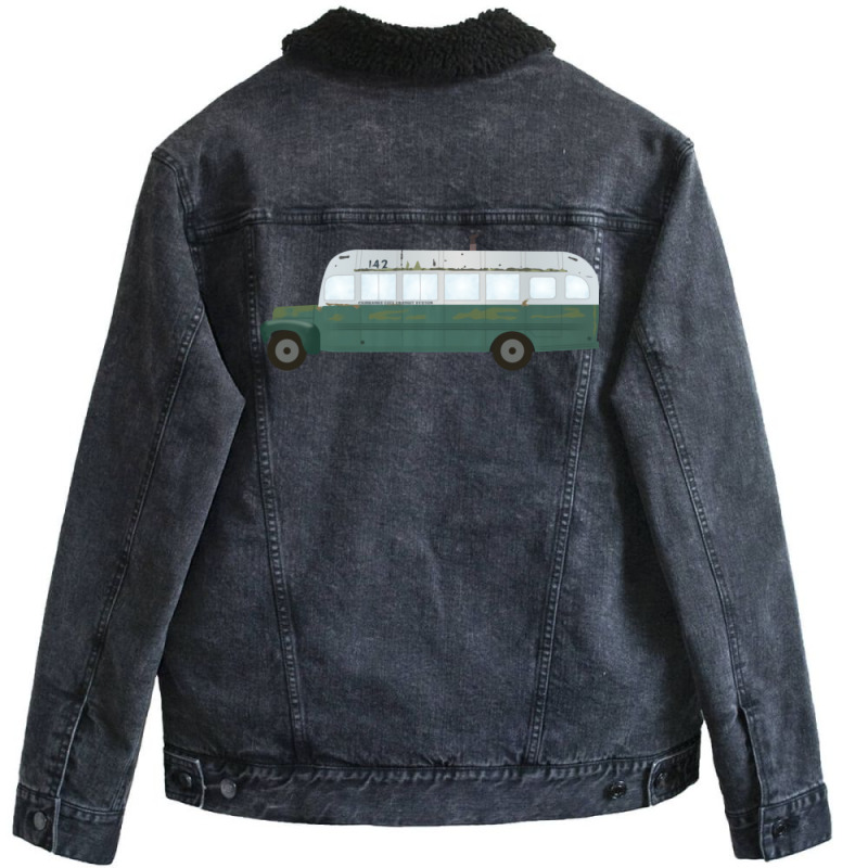 Into The Wild Png Magic Bus S142 Unisex Sherpa-Lined Denim Jacket by salayobatrazf | Artistshot