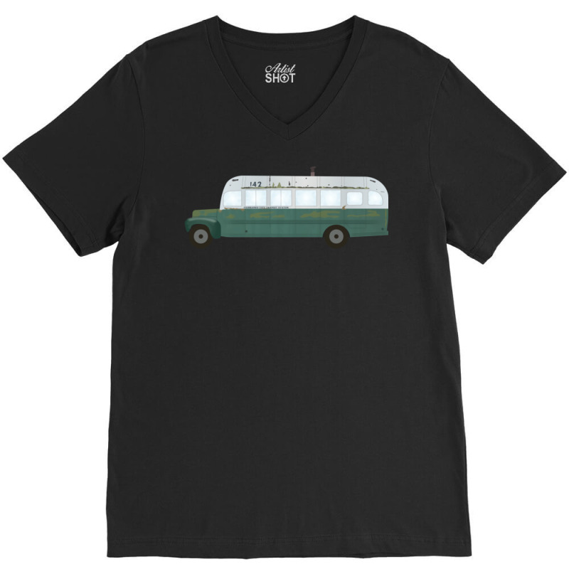 Into The Wild Png Magic Bus S142 V-Neck Tee by salayobatrazf | Artistshot