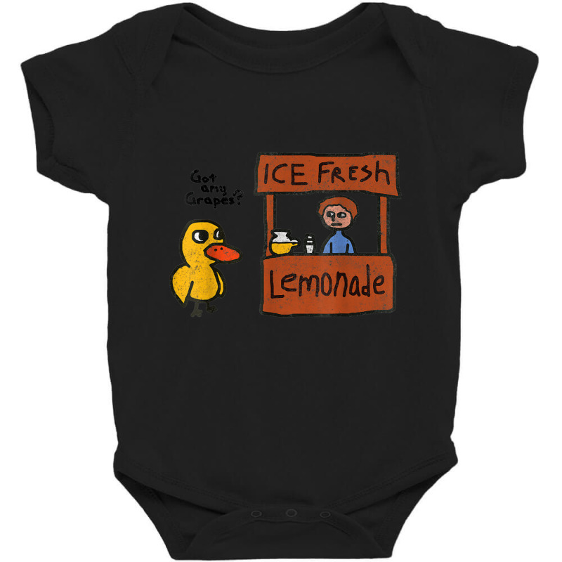 Ice Fresh Lemonade Got Any Grapes Duck Funny Gift T Shirt Baby Bodysuit by matheeishilo | Artistshot