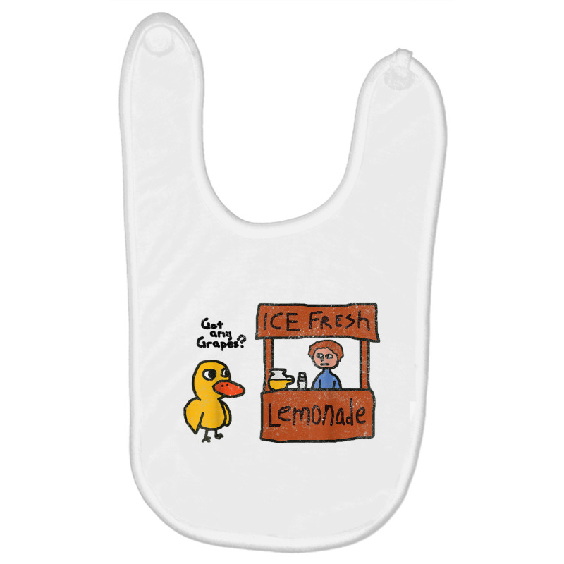 Ice Fresh Lemonade Got Any Grapes Duck Funny Gift T Shirt Baby Bibs by matheeishilo | Artistshot