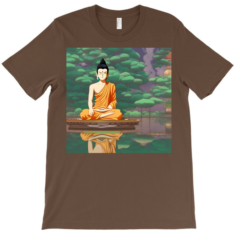 Cartoon Buddha Statue Art T-shirt | Artistshot