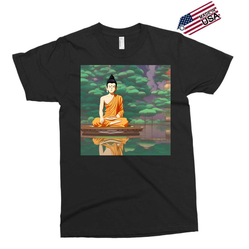 Cartoon Buddha Statue Art Exclusive T-shirt | Artistshot