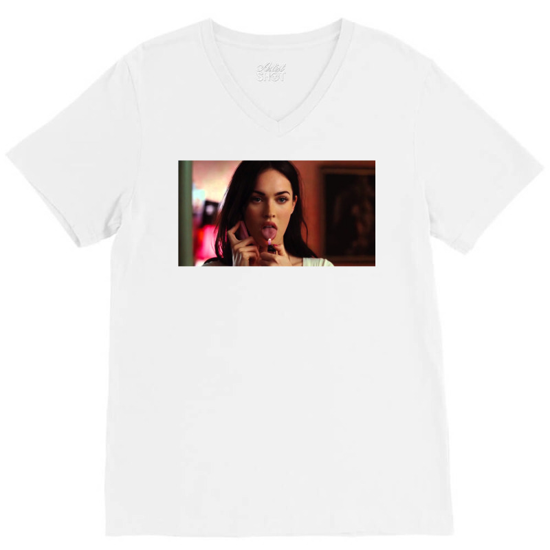 Jennifer's Body Sticker V-Neck Tee by salayobatrazf | Artistshot