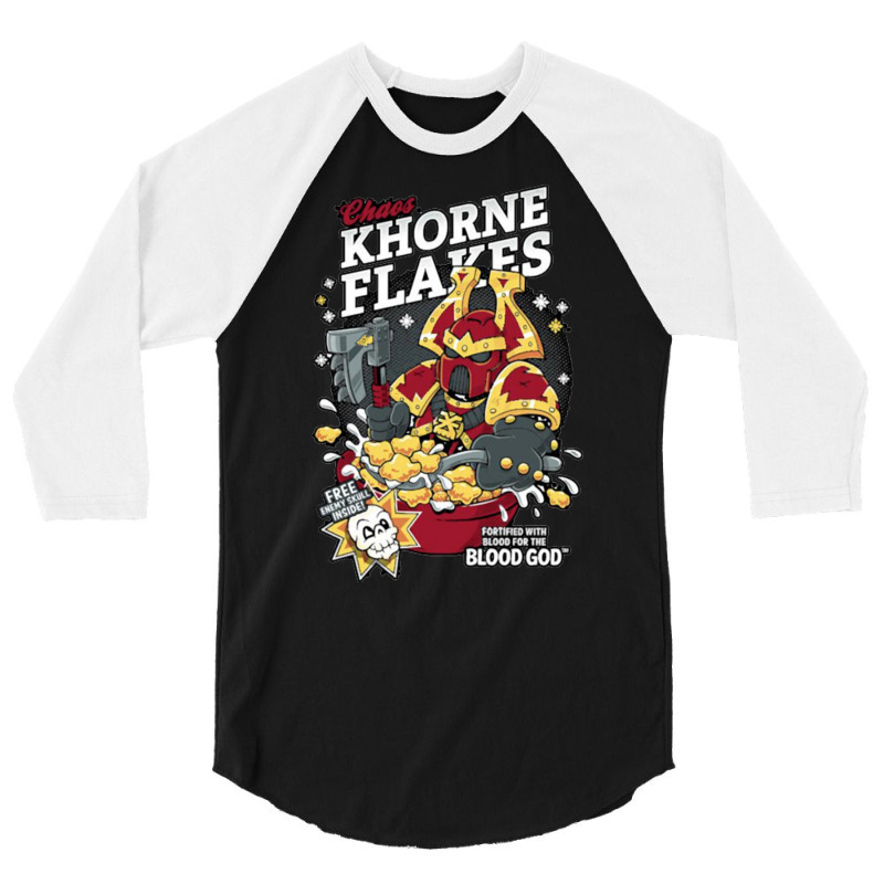 Chaos Khorne Flakes 3/4 Sleeve Shirt | Artistshot