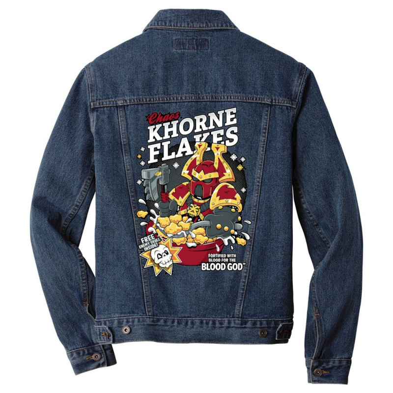 Chaos Khorne Flakes Men Denim Jacket | Artistshot