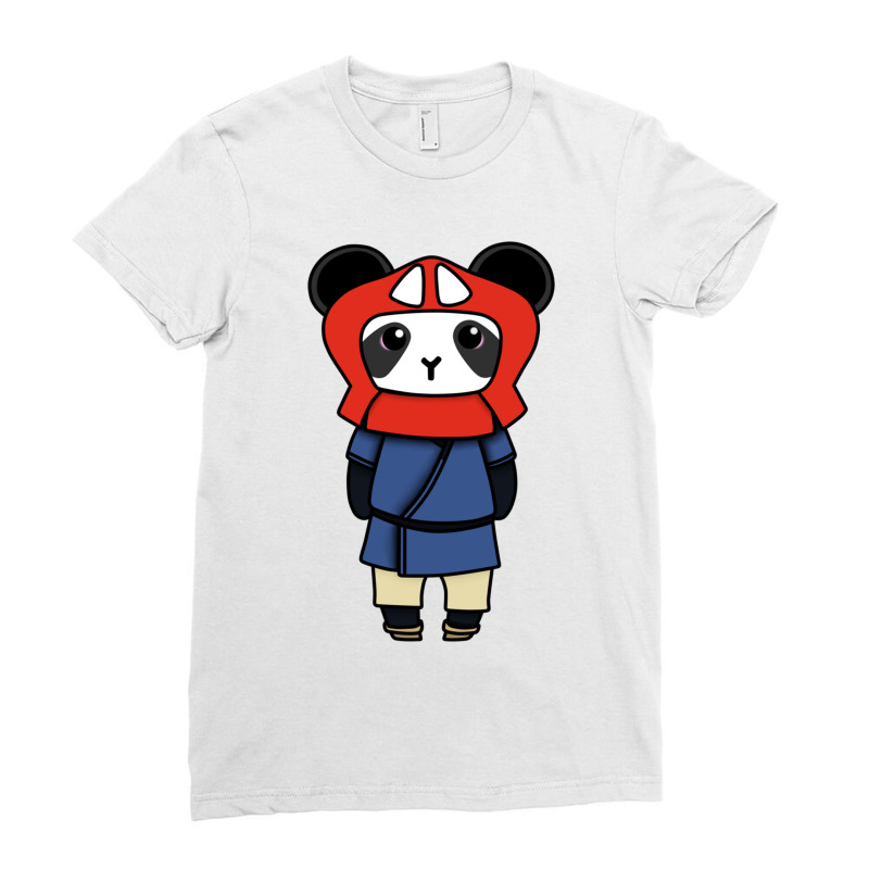 Ashitaka Panda Ladies Fitted T-Shirt by STEVEHICKS | Artistshot