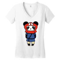 Ashitaka Panda Women's V-neck T-shirt | Artistshot