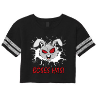 Evil Bunny - Funny Easter Bunny Rabbit Rabbit Long Ear Scorecard Crop Tee | Artistshot